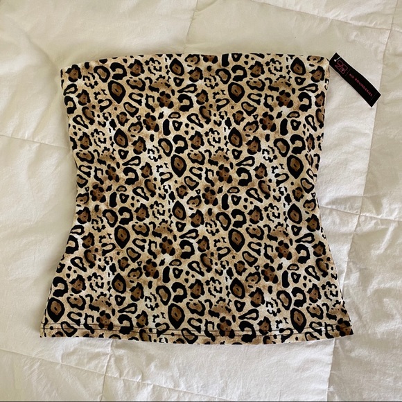 Cheetah print tube top in MEDIUM - Picture 1 of 5